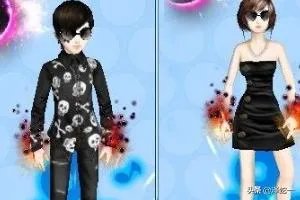 qq炫舞情侣装搭配带图？