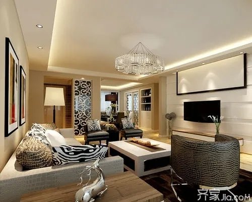 你装修我设计之客厅墙面展示柜