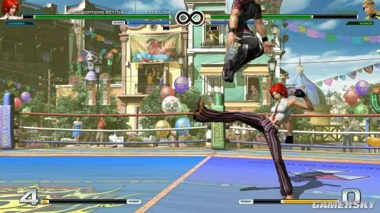 《拳皇14》温妮莎战斗演示 人妻大姐姐暴虐罗蒙