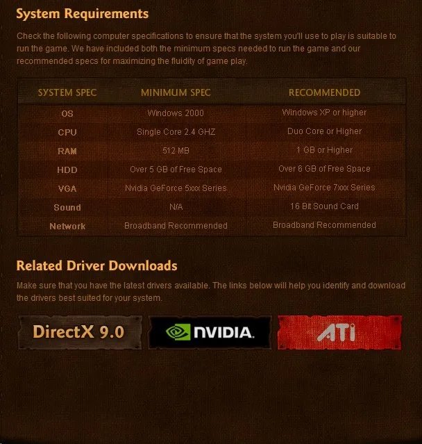 洛奇英雄传配置要求