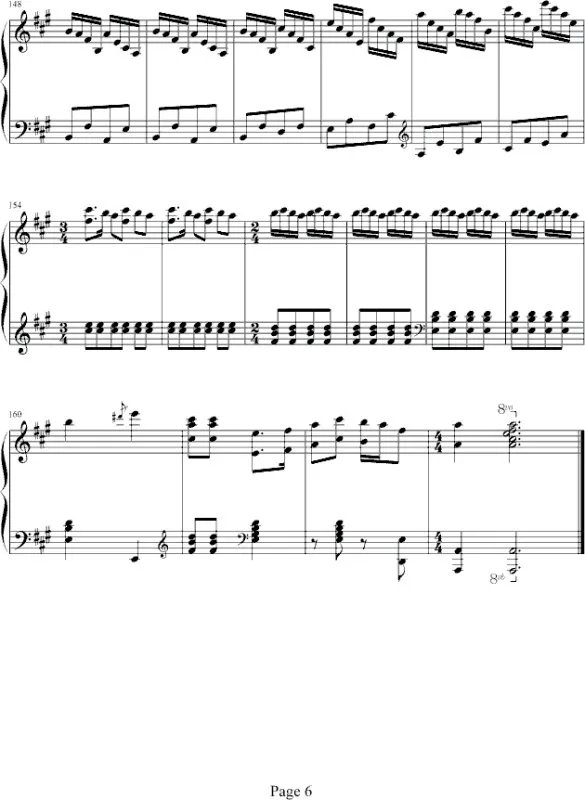 解放军的天的五线歌谱谁有~！