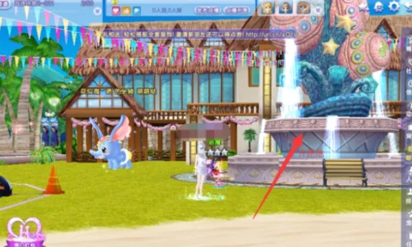 QQ炫舞许愿池在哪里。并且怎么许愿