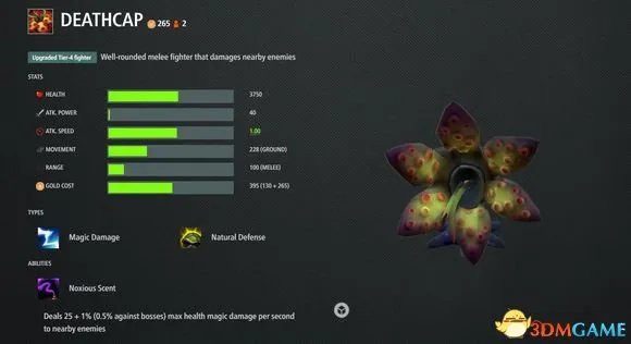 军团战争2初始四大种族兵种图鉴和属性参数一览