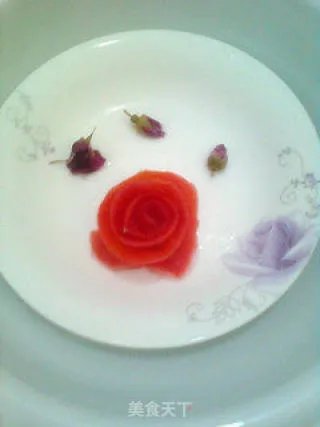 玫瑰花儿开--------冰镇番茄汁