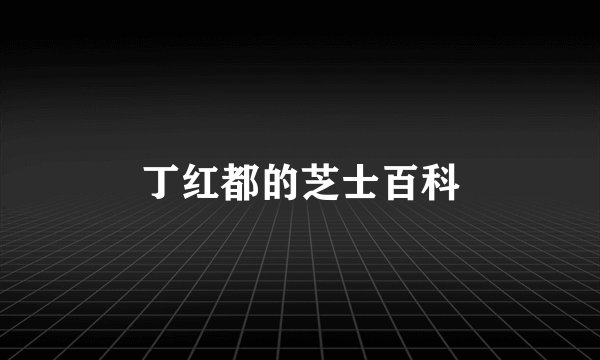 丁红都的芝士百科