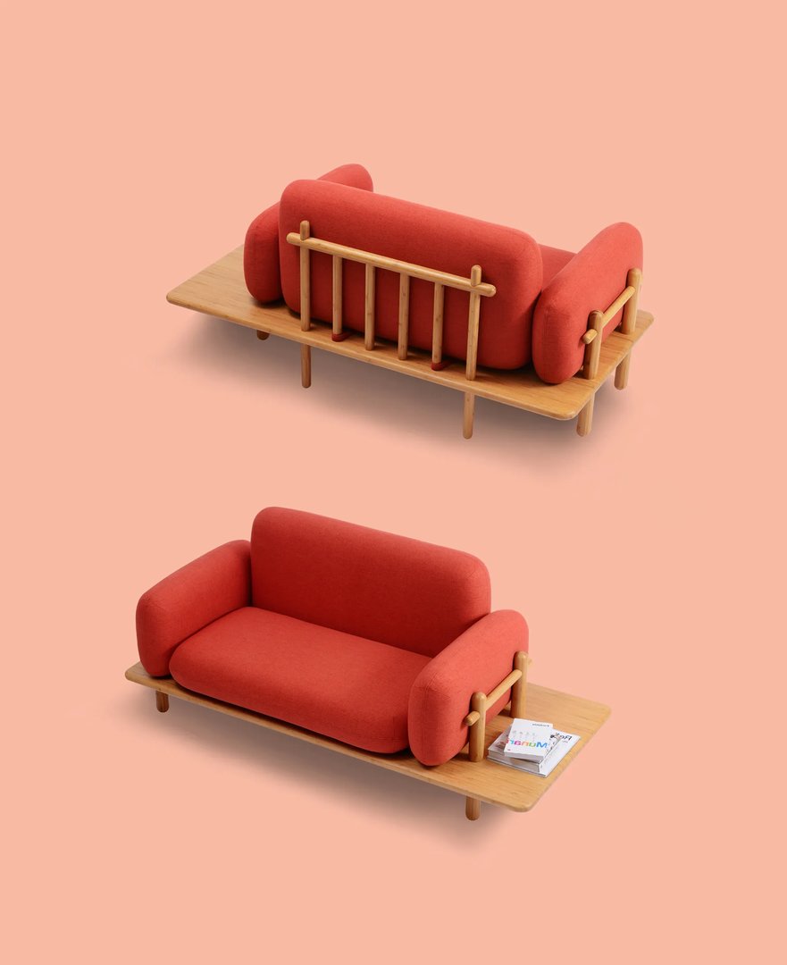 PIY丨装在盒子里,自带边几的沙发你见过吗?