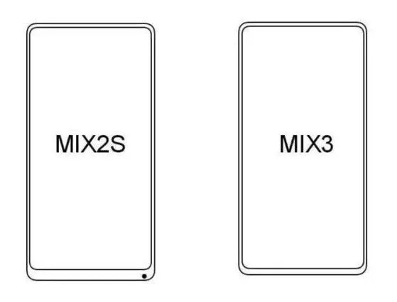 小米MIX3设计图曝光 或采用弹出摄像头