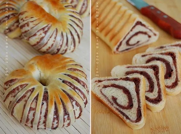 面包机怎么烤制豆沙面包?我的面包机是东菱的，想用红豆沙烤个面包，最好是中间夹着豆沙的