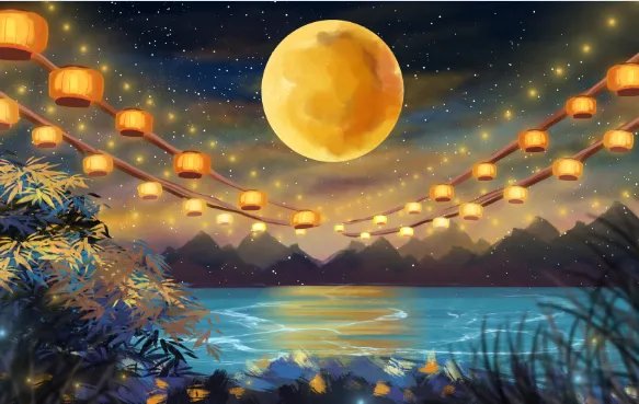 与中秋节有关的诗句 关于中秋节的古诗词