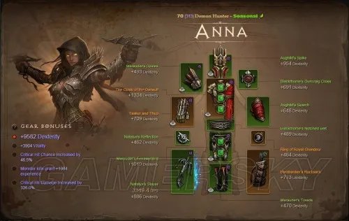 暗黑破坏神3 恶魔猎手装备技能选择与玩法图文攻略 恶魔猎手怎么玩