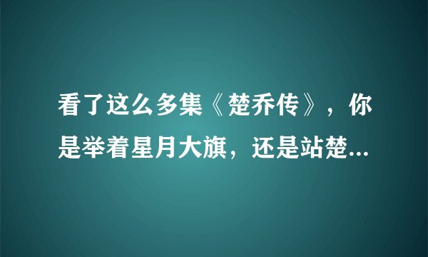 看了这么多集《楚乔传》，你是举着星月大旗，还是站楚乔和世子？