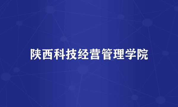 陕西科技经营管理学院