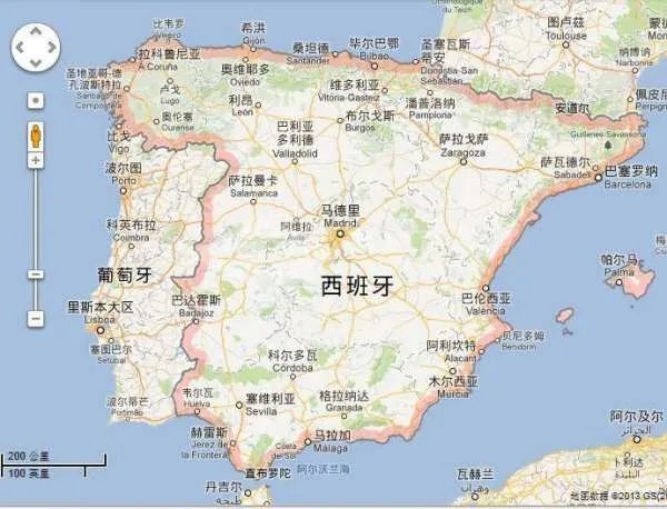 西班牙面积大约相当于中国哪个省的面积?