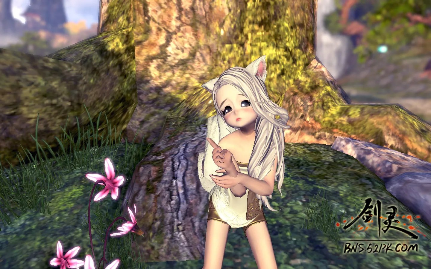 剑灵灵族女捏人数据 清新淡雅貌婉心娴