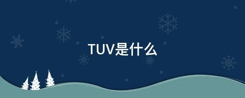 TUV是什么