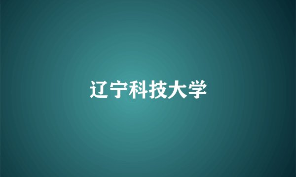 辽宁科技大学