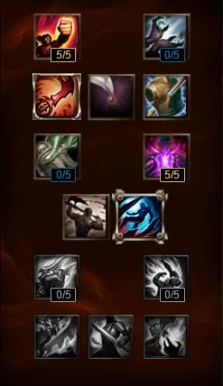 lol龙血武姬上单天赋符文 s6龙女符文天赋加点图