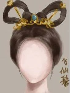 古代未出阁女子发髻图片