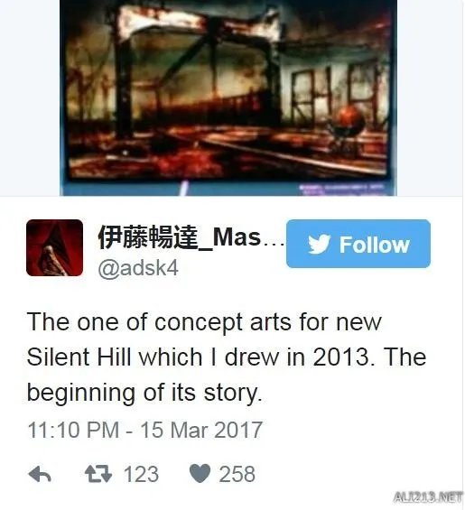 《寂静岭》三角头设计者曝光游戏原画 揭示隐含寓意