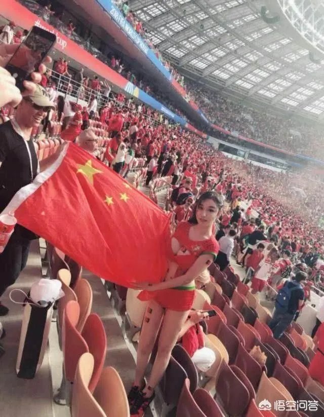 如何看待大嫂徐冬冬在俄罗斯世界杯看球，被丹麦球迷“生扑”？