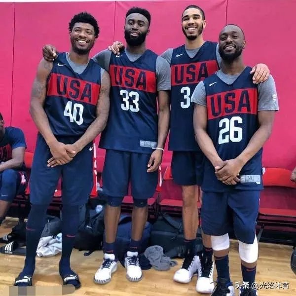刺激！美国男篮蓝队97：78大胜白队，如何评价美国队内热身赛呢？