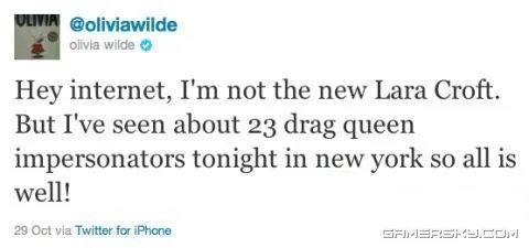 谁能扮演《古墓丽影3》电影中的大胸劳拉？