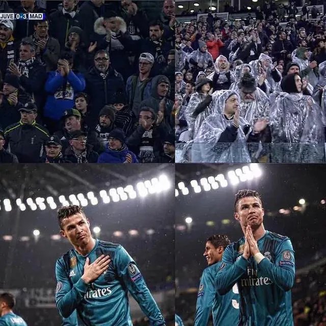 面对尤文球迷的欢呼和赞许，C罗用双手合十回应，你怎么看？