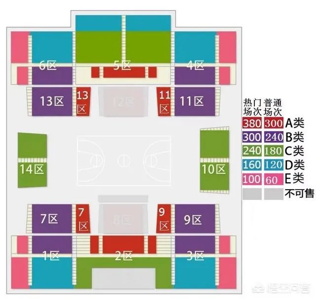 CBA门票一般多少钱?