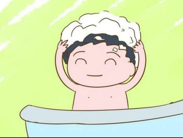 萌娃得知不用洗头捂嘴憋笑，为何小孩子都这么讨厌洗头？