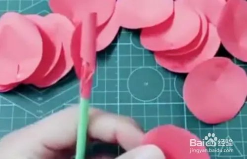 4步简易折纸花玫瑰花