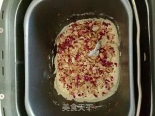 花生玫瑰牛轧糖~面包机版