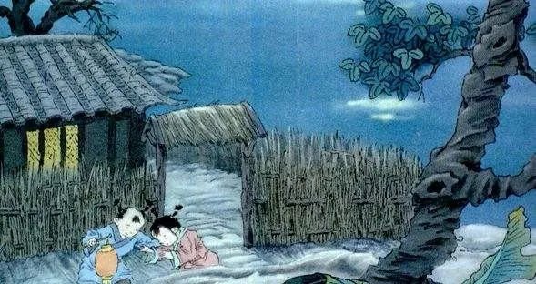 知有儿童挑促织 夜深篱落一灯明作者看到什么？料想什么