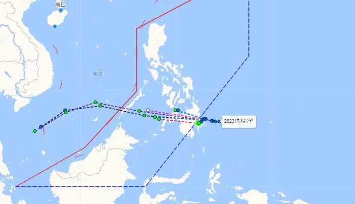 十七号台风最新消息台风路径 17号台风“杰拉华”在菲律宾南部登陆