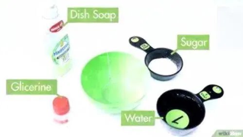 3种方法来配制泡泡水