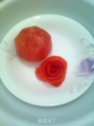 玫瑰花儿开--------冰镇番茄汁
