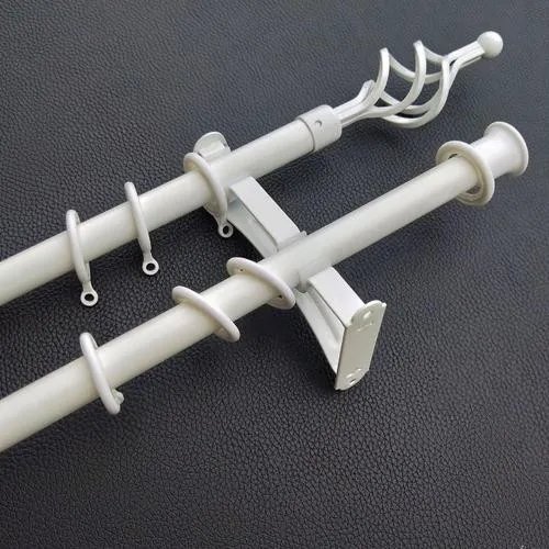 顶装罗马杆帘减几公分