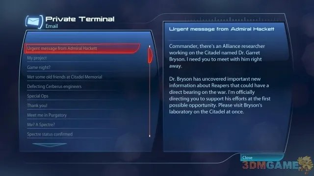 《质量效应3》DLC利维坦图文剧情攻略