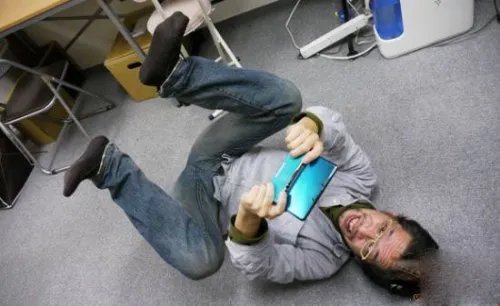 3ds玩爱相随为什么是横着的