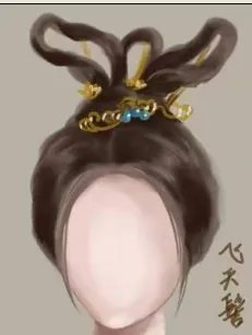 古代未出阁女子发髻图片