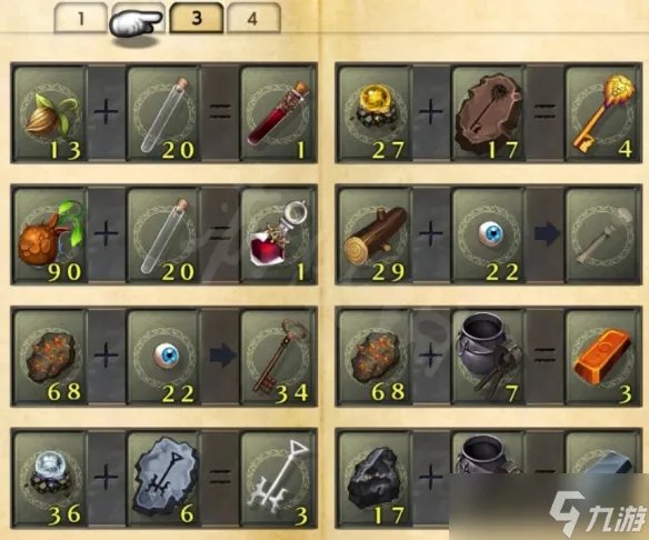《神之天平》合成配方有哪些 全道具合成配方一览