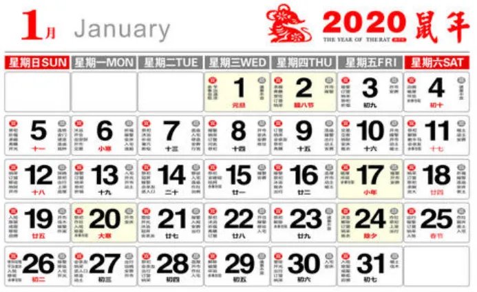 2020年黄道吉日查询表 黄道吉日是什么意思