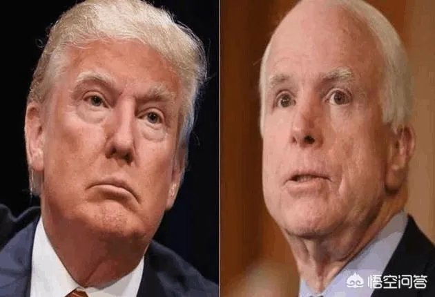 麦凯恩葬礼奥巴马和小布什受邀讲话,特朗普却不在列颜面无存,如何看待这一现象?