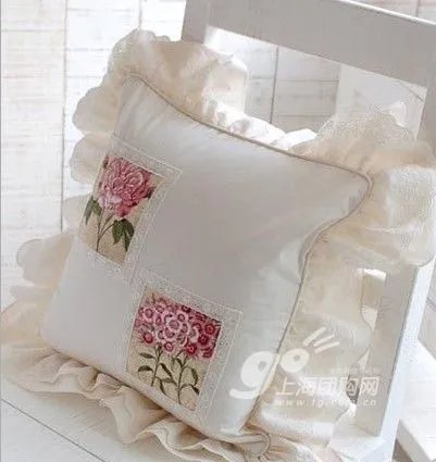 四款超人气田园抱枕 拼贴小MM的梦幻世界