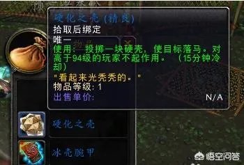 魔兽世界新达拉然有没有把人砸下坐骑的道具？