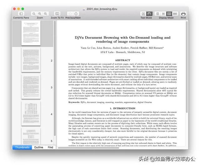 能打开djvu文件的Mac阅读器有什么推荐?