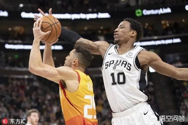 爵士125：105大胜马刺，送给对手四连败，德罗赞25分独木难支，你怎么看？