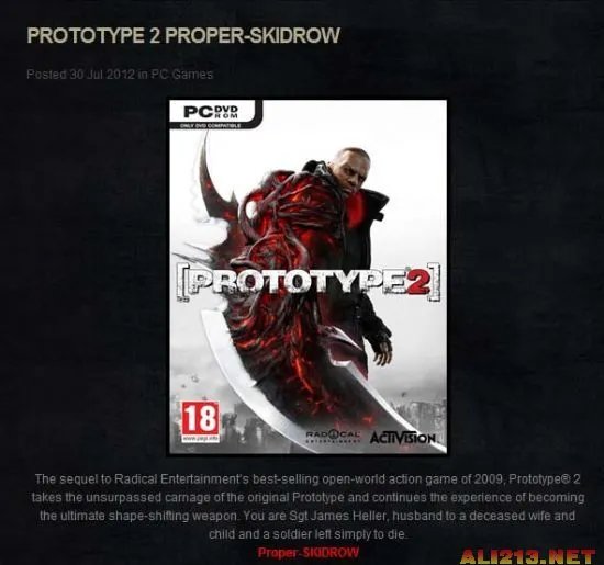 破解组又互喷了?《虐杀原形2》补丁引两组矛盾