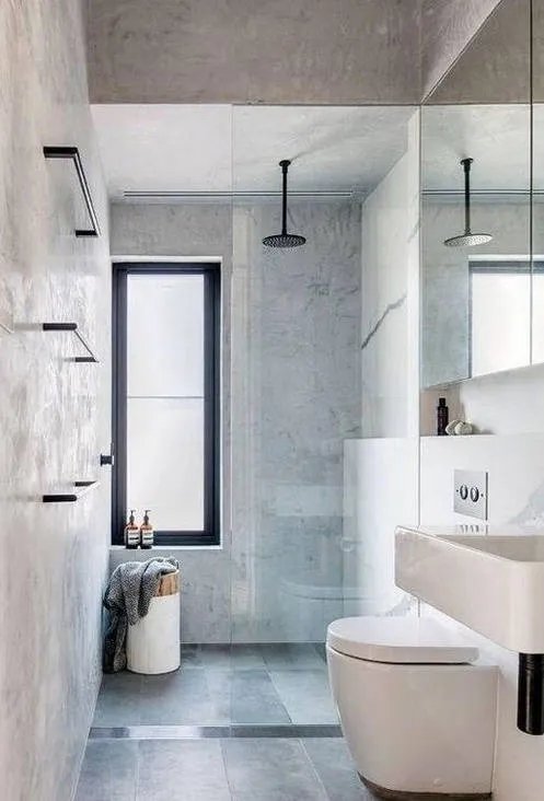 一个大点儿的卫生间看着真的好舒服啊!