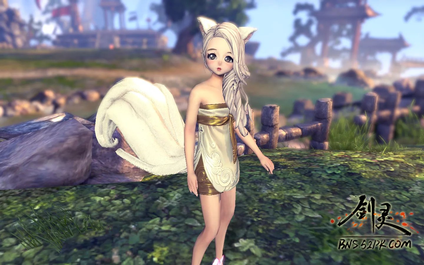 剑灵灵族女捏人数据 清新淡雅貌婉心娴