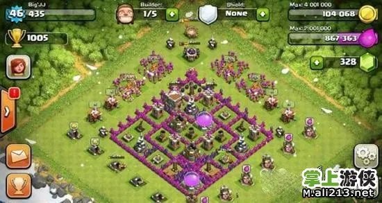 《部落战争》八本超级IMBA护金阵分析